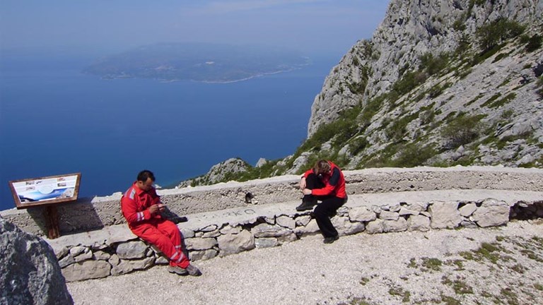 Štrbina viewpoint (below Vošac), 1338 m.a.s.l.