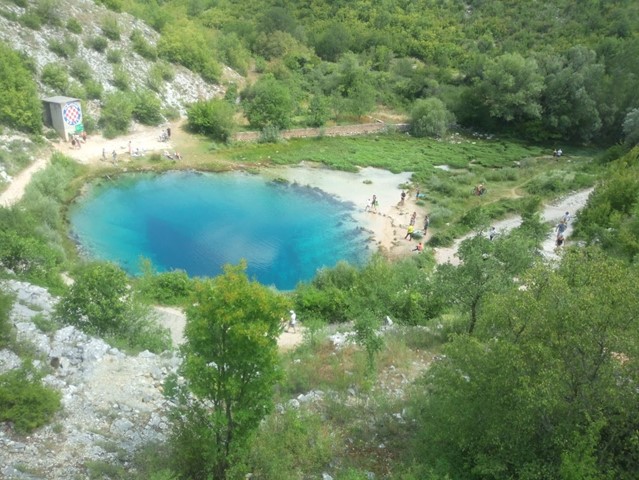 The springs of the Cetina River